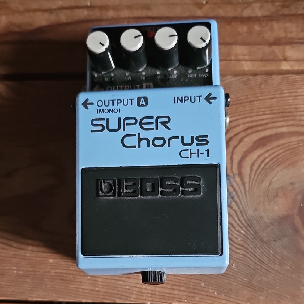 Boss CH-1 Super Chorus Pedal in Light Blue